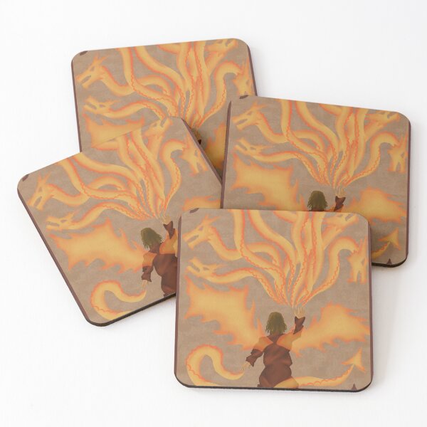 Item preview, 9 Headed Fire Dragon Magician Playing Card designed and sold by ChefTonyArt.