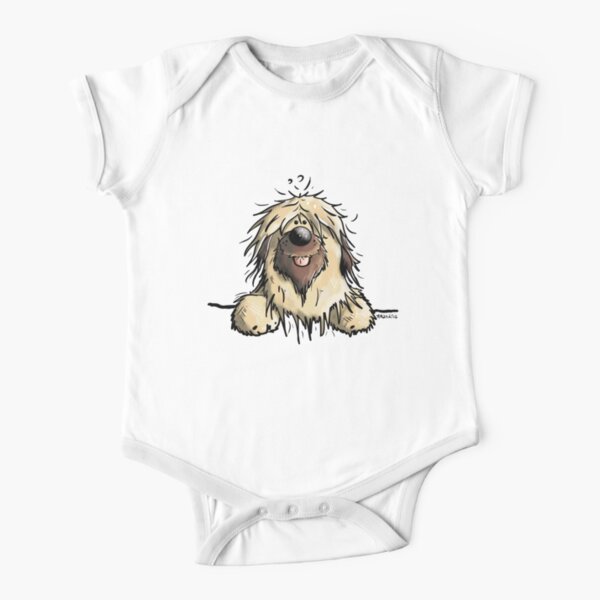 Happy Schnauzer Dog Cartoon Baby One Piece By Modartis Redbubble