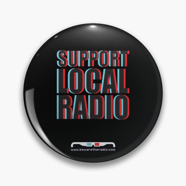 Item preview, Beware! The Radio – SUPPORT LOCAL RADIO designed and sold by bewaretheradio.