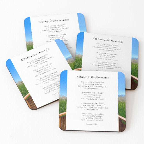 Item preview, A Bridge to the Mountains Poem designed and sold by Pamela Storch.