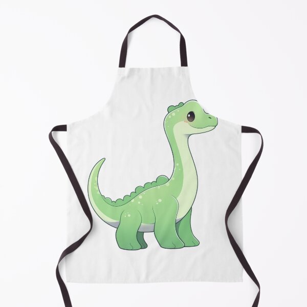 Item preview, Cute Brachiosaurus Chibi Style designed and sold by SundayDonuts.