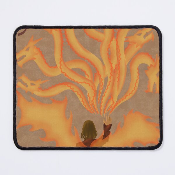 Item preview, 9 Headed Fire Dragon Magician Playing Card designed and sold by ChefTonyArt.