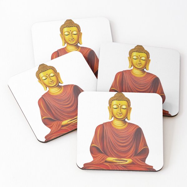 Item preview, Lord Buddha Meditatating in Lotus Pose Watercolor Artwork designed and sold by deepakrode7.