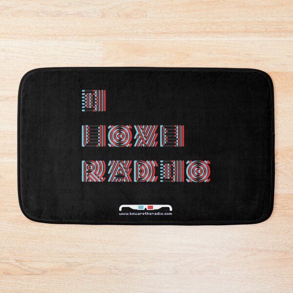 Item preview, Beware! The Radio – I LOVE RADIO designed and sold by bewaretheradio.