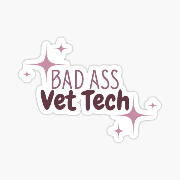 Item preview, Bad Ass Vet Tech designed and sold by GoatAndCamel.