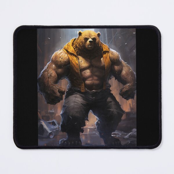 Item preview, Monstrous Muscle: The Bodybuilder Bear Unleashed designed and sold by JLCableStudio.
