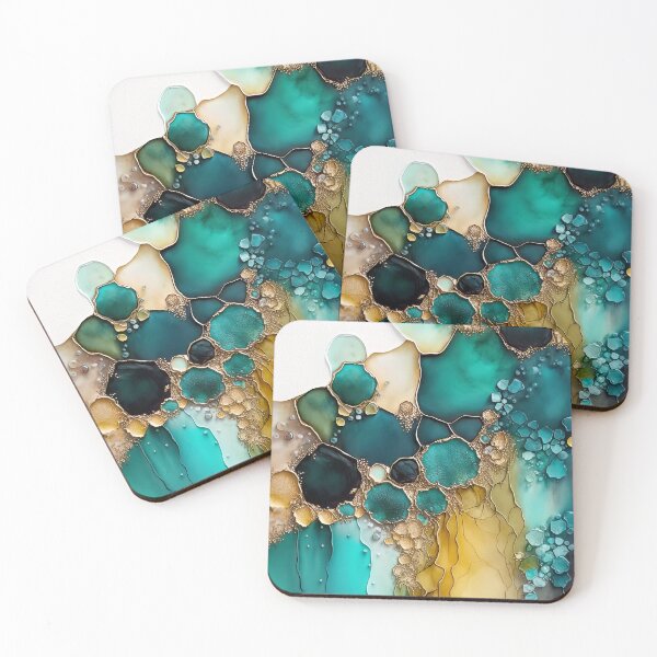 Item preview, Alcohol ink geometric art designed and sold by BilgePaksoylu.