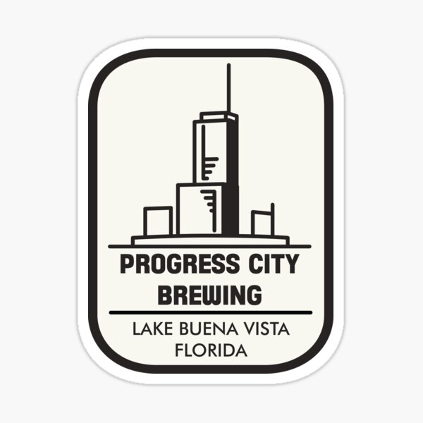 Progress City Brewing - Lake Buena Vista, FL Sticker