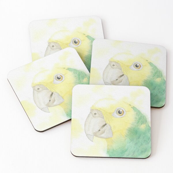 Item preview, Double yellow-headed amazon portrait 2 designed and sold by L'Atelier Oranjade.