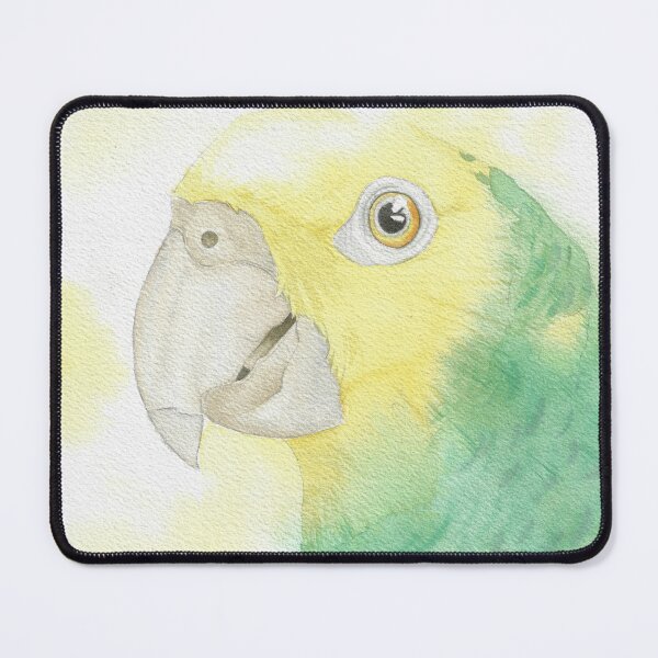 Item preview, Double yellow-headed amazon portrait 2 designed and sold by L'Atelier Oranjade.