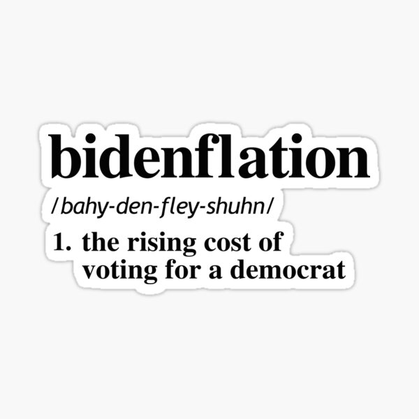 Bidenflation Definition Sticker