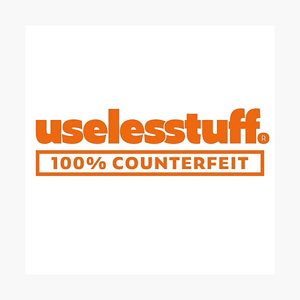 Artikelvorschau, 16230-01-COM - Uselesstuff® Fälschung - Standard (Orange) entworfen und verkauft von Uselesstuff.