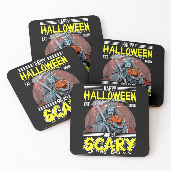 Item preview, Happy Halloween Eat Drink and Be Scary - Cool Gifts For Halloween by FanityPrints designed and sold by FanityPrints.