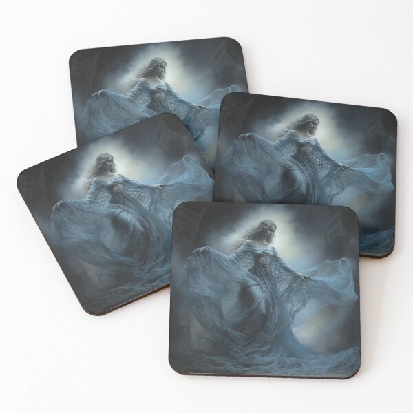 Item preview, A spectral lady in a flowing gown image #4 designed and sold by Demonik-Art.