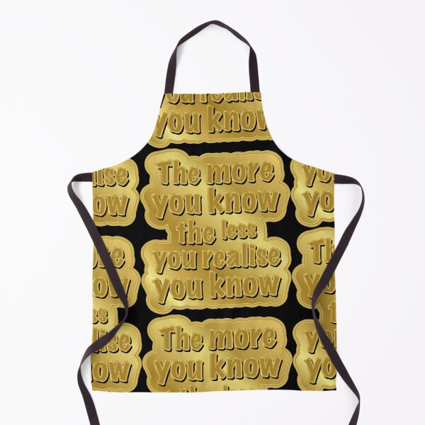 Item preview, The more you know the less you realise you know. designed and sold by Jokertags.