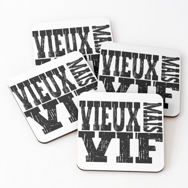 Aperçu de l'œuvre Vieux mais vif - OLD BUT SPRY Black - Français créée et vendue par Ojtek86.