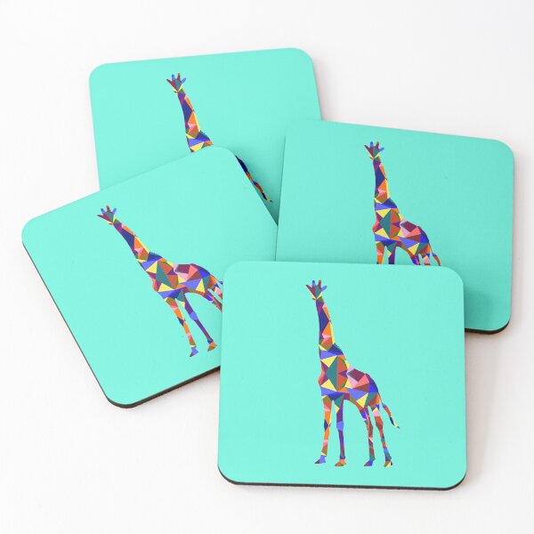 Item preview, Kaleido-Giraffe (Turquoise) designed and sold by HaNoFri.