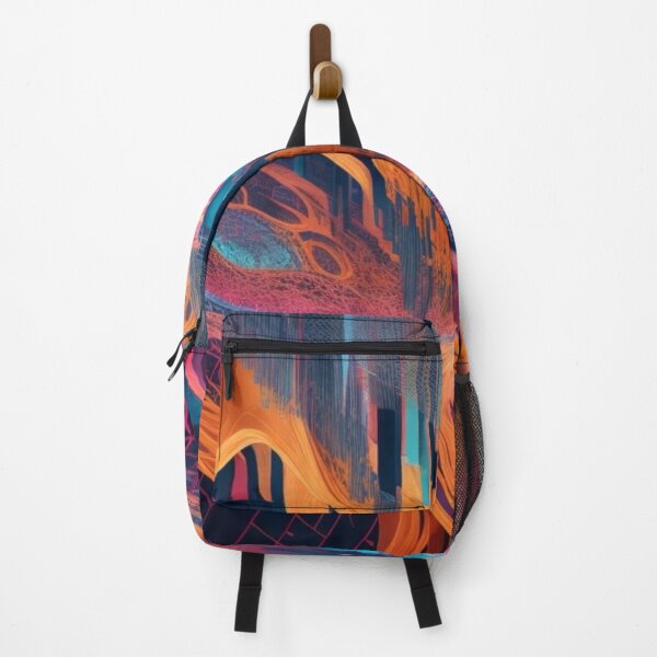 Item preview, Vibrant Abstract Landscape: Exploring the Harmonious Interplay of Data designed and sold by FemmeFlair.