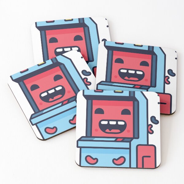 Item preview, Kawaii cartoon of an arcade machine designed and sold by janedewaard.
