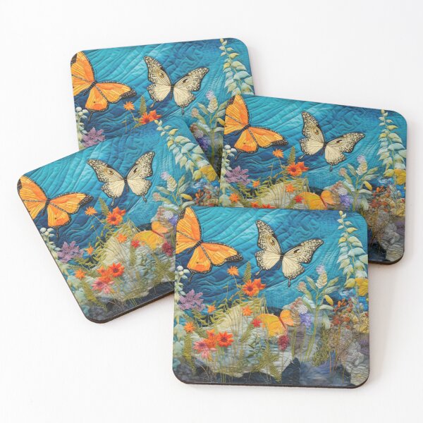 Item preview, BUTTERFLY QUILT designed and sold by ArtbyRolleen.