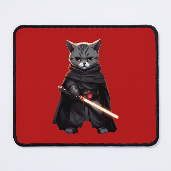 Item preview, Kitten with Red Lightsaber designed and sold by Cybronauts.
