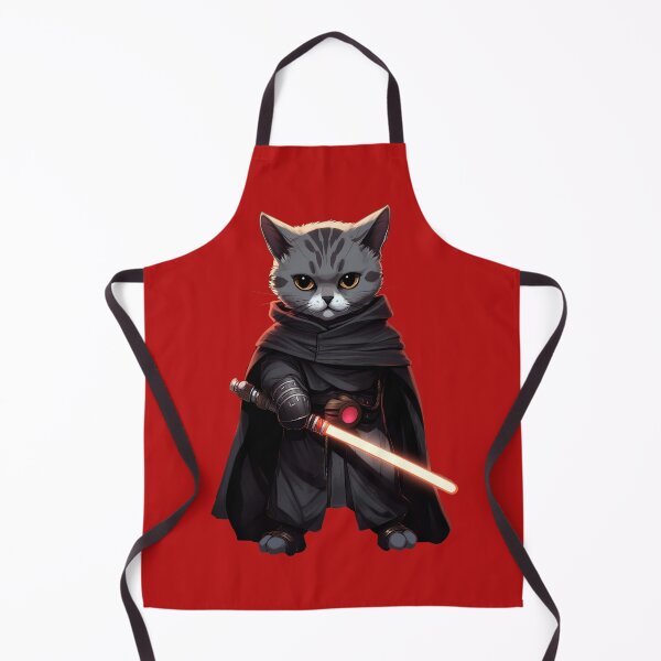 Item preview, Kitten with Red Lightsaber designed and sold by Cybronauts.