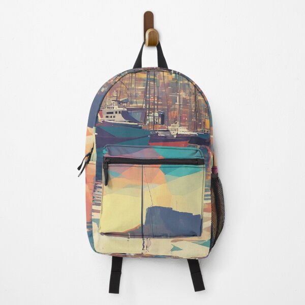 Item preview, Cape Town Harbour Abstract 1 designed and sold by AIArtImpact.