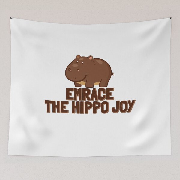Item preview, Embrace the hippo joy designed and sold by Vladan Seva.
