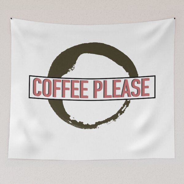 Item preview, Coffee Please Coffee Stain  designed and sold by alydee.