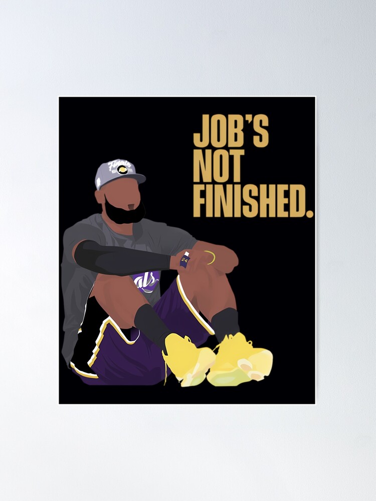 Lakers hot sale lebron poster