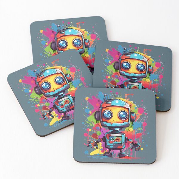 Item preview,  Colorful robot designed and sold by grebie.