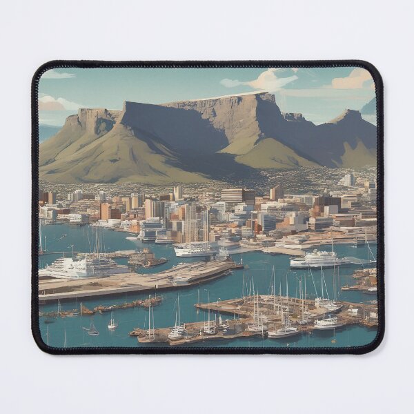 Item preview, Cape Town Harbour Abstract 2 designed and sold by AIArtImpact.