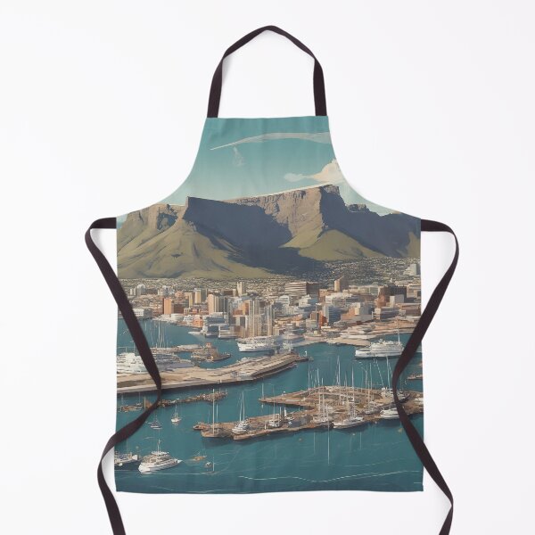 Item preview, Cape Town Harbour Abstract 2 designed and sold by AIArtImpact.