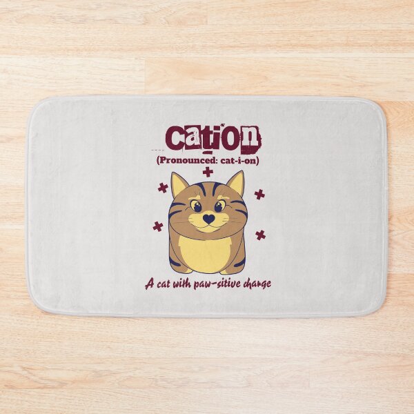 Item preview, Cation, A Cat With Paw-sitive Charge - Perfect Gift for the Cat Lover Scientists designed and sold by FCS Specialties LLC.