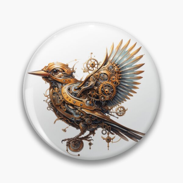 Item preview, Steampunk Bird made of Clockwork Gears designed and sold by SchorlCraft.