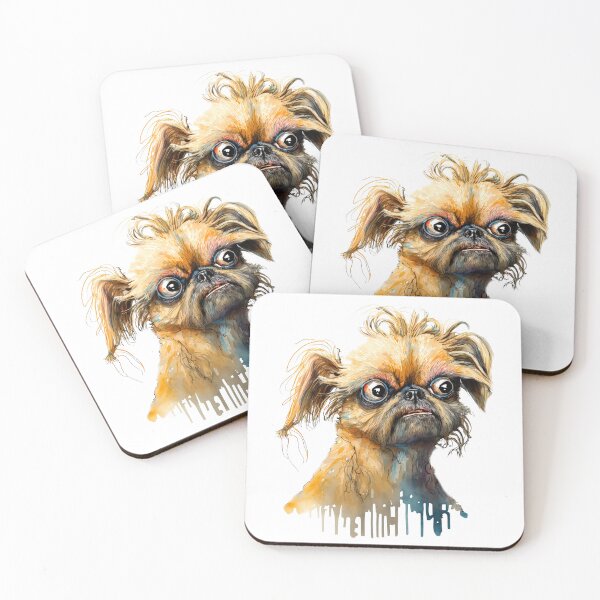 Item preview, Fluffy Brussels Griffon designed and sold by MoonFoxDesign.