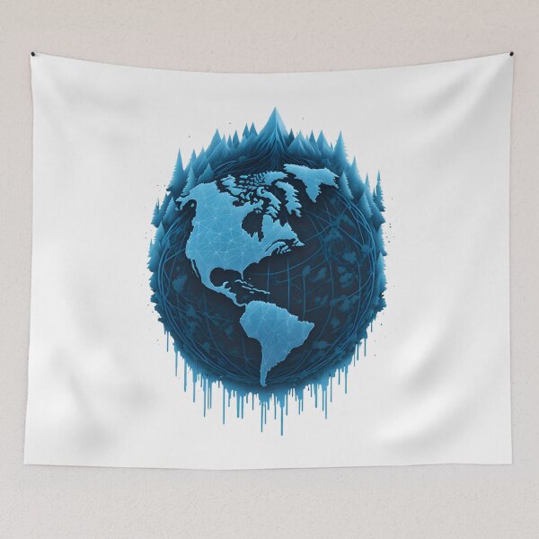 Item preview, Planet Earth Design: Back to the Ice Age America Version  designed and sold by MoxieVibe.