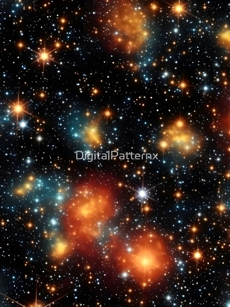 Thumbnail 5 of 5, iPhone Case, Deep Outer Space Pattern 17 designed and sold by DigitalPatternx.