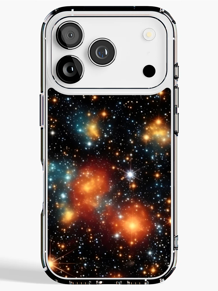 Thumbnail 1 of 5, iPhone Case, Deep Outer Space Pattern 17 designed and sold by DigitalPatternx.