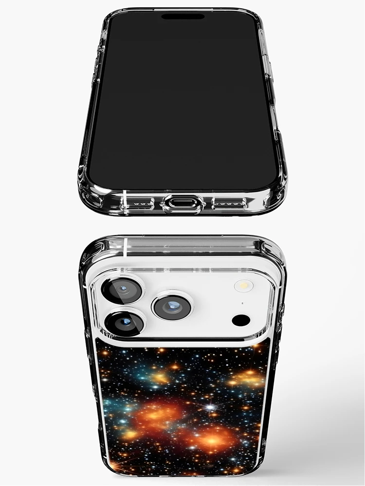 Thumbnail 3 of 5, iPhone Case, Deep Outer Space Pattern 17 designed and sold by DigitalPatternx.