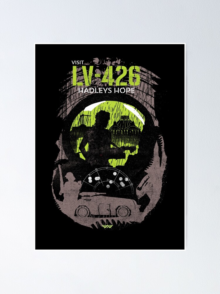 Cool retro Alien LV-426 synthwave design Poster for Sale by Sukis-shop