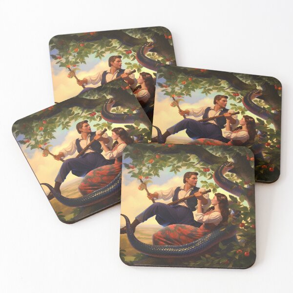 Item preview, a couple on the apple tree with snake designed and sold by Zwzc.