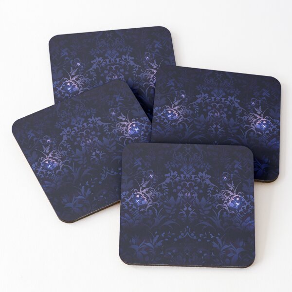 Item preview, Natural Contrasts: Leaf Pattern in Deep Night designed and sold by Belltwon.