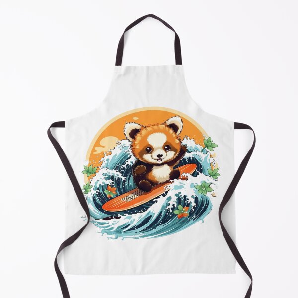 Item preview, Red Panda Surfs designed and sold by Kona Cat Creationz.