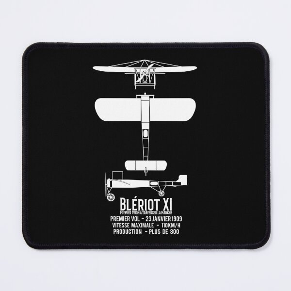 Item preview, Bleriot XI French Plane 1909 English Channel Crossing Infographic Diagrams designed and sold by MilitaryMart.