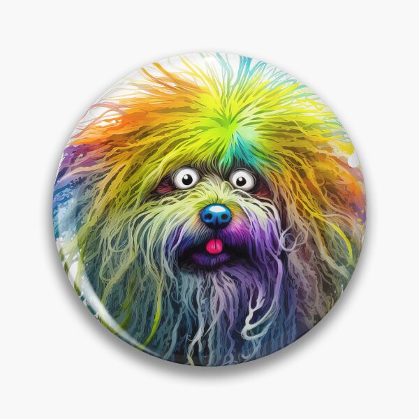 Item preview, Raro perro Puli esponjoso designed and sold by MoonFoxDesign.