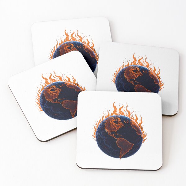 Item preview, Planet Earth On Fire America Edition Design designed and sold by MoxieVibe.
