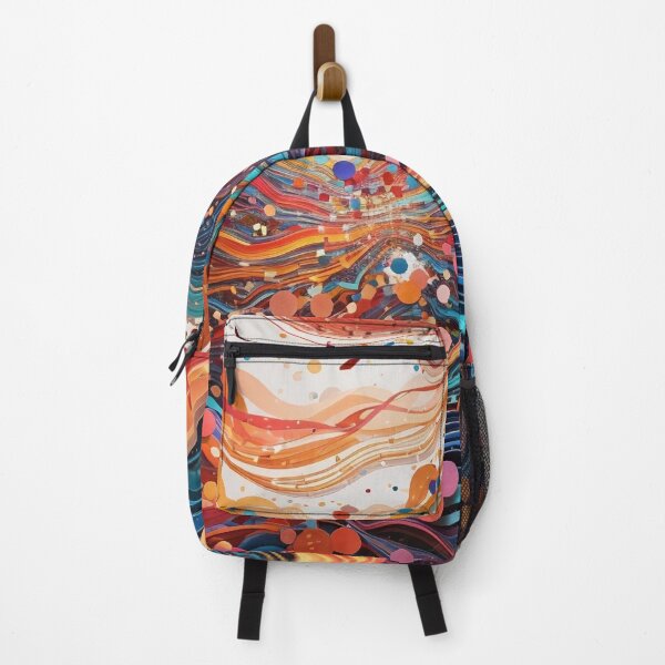 Item preview, Harmonious Data Symphony: A Vibrant Abstract Landscape designed and sold by ViralVibeLab.