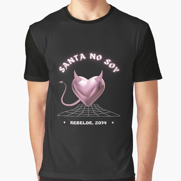 Vista previa del artículo con la obra «RBD Rebelde Santa sin soja», diseñado y vendido por infashionchains.
