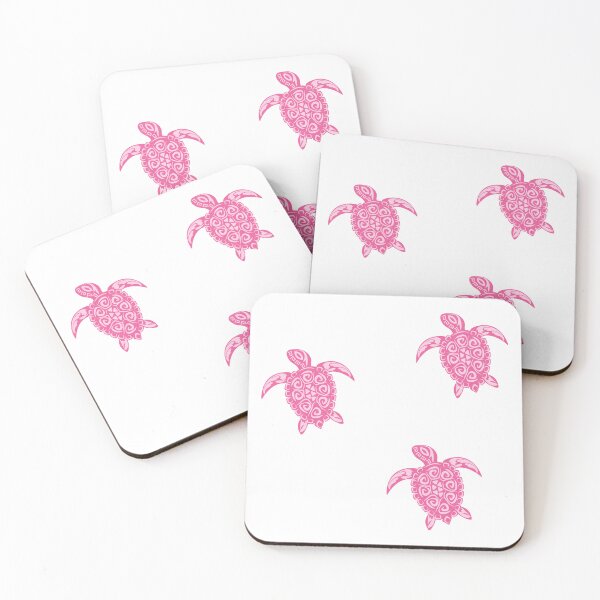 Item preview, Boho Tribal Pink Sea Turtle designed and sold by Aesthetic Crew.